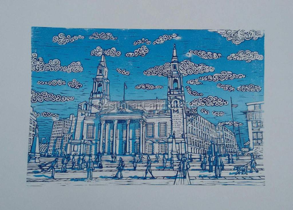 Architecture print Leeds