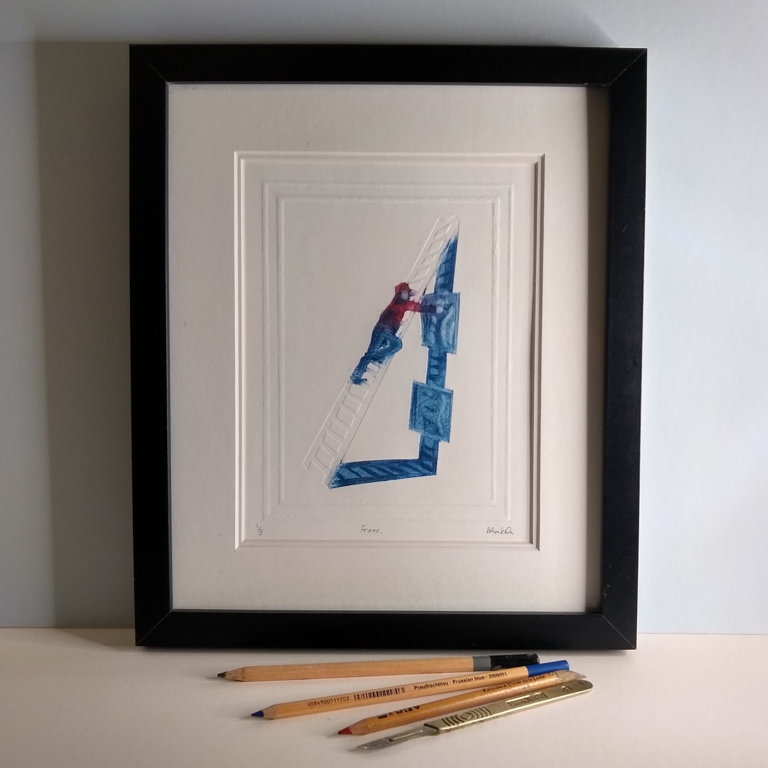 Wildlife and Abstract Tetrapak and Embossessing – Artist and Print-maker