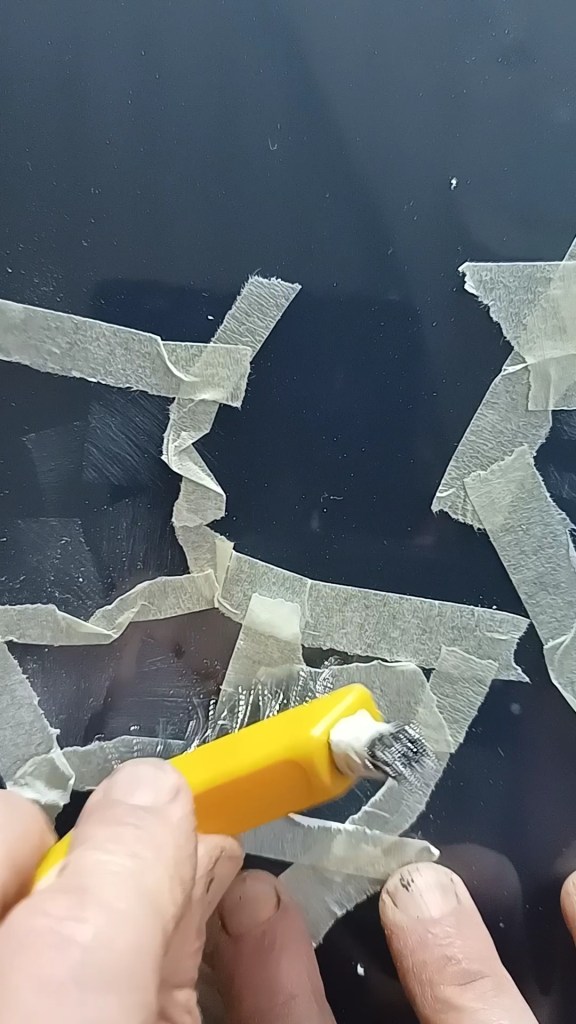 Drypoint mark making techniques