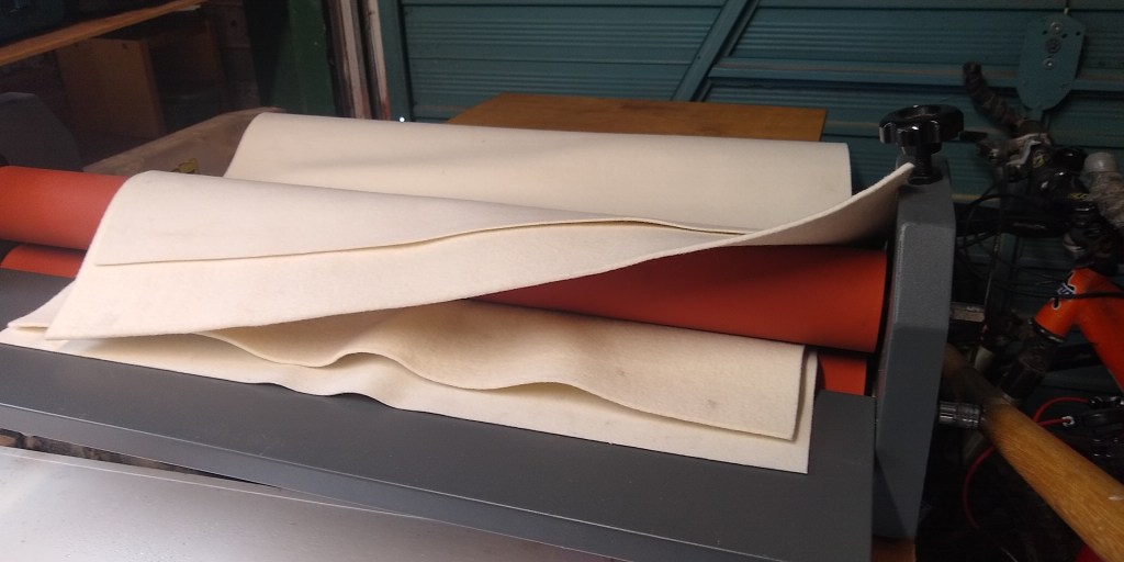Two print felts